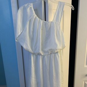 One shoulder mini dress